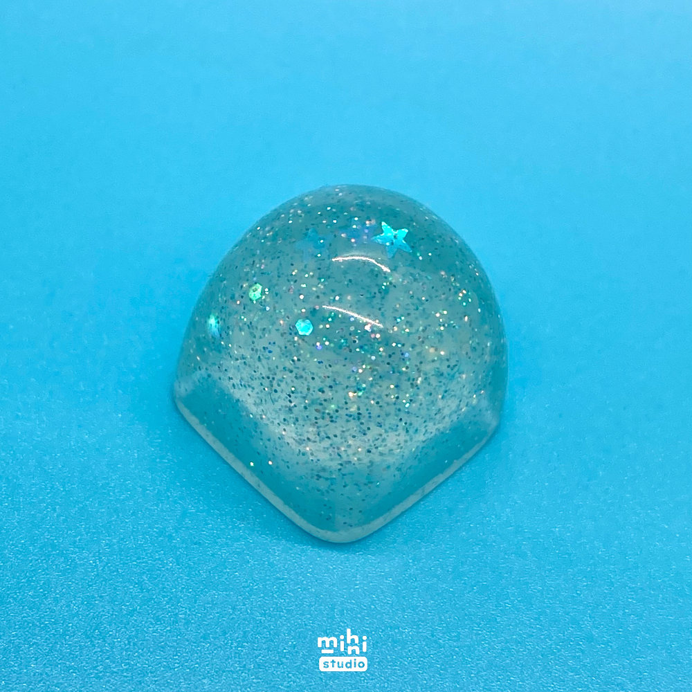 Starry Glitter Bomb Artisan Keycap Mihi Mini Studio